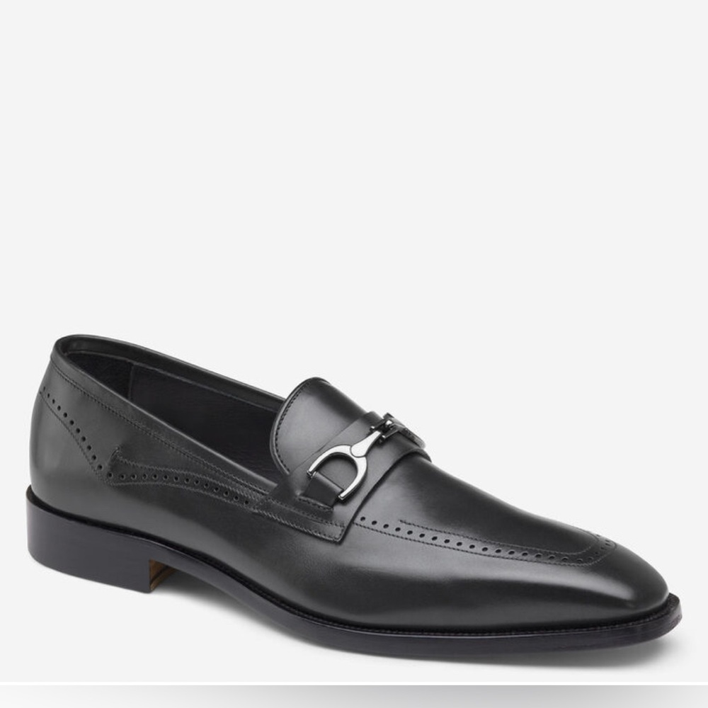 Parkes Leather Bit Loafers by Johnston & Murphy (Italian-made)